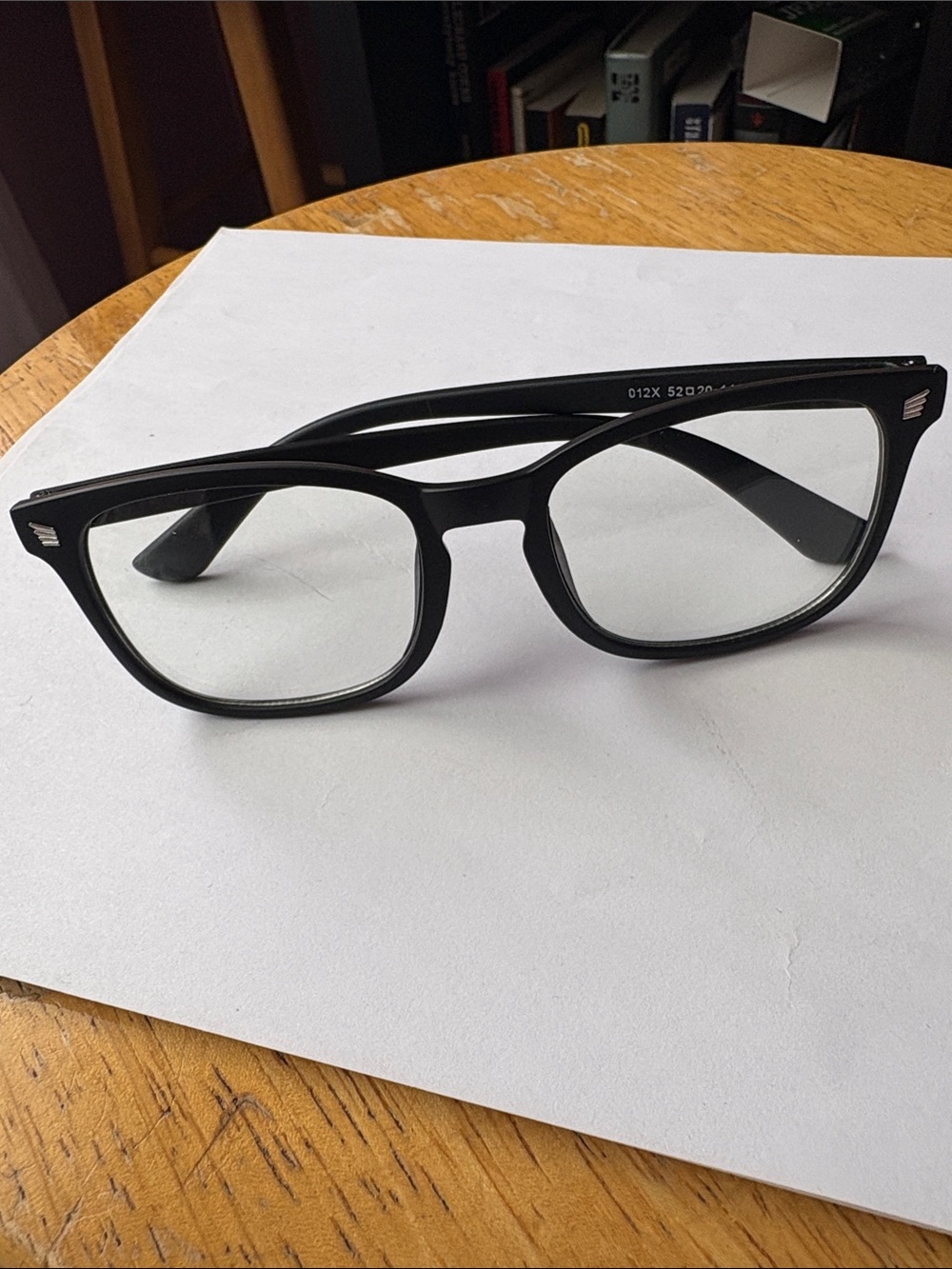 Classic Black Wayfarer-Style blue light Eyeglasses